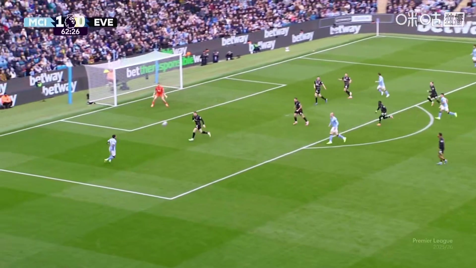 哈兰德梅开二度皮克福德视线被挡萨维尼奥横敲哈兰德低射破门